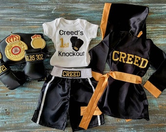 Baby's 1st Birthday Boxing Set & Debut Halloween Costume