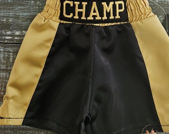 Personalized Baby & Kids Boxing Shorts - Trunks Only