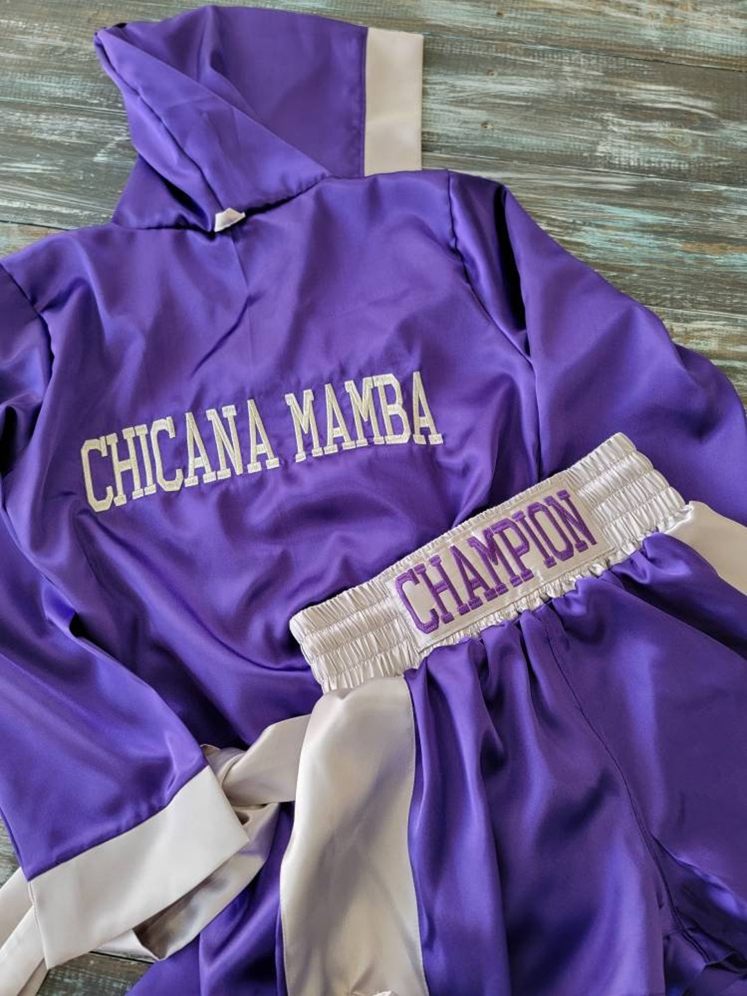 Adult Boxing Robe and Shorts Set gloves NOT Included Etsy