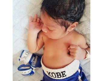 Tiny Champion Arrival: Newborn Boxing Set with Mini Gloves and Personalized Shorts