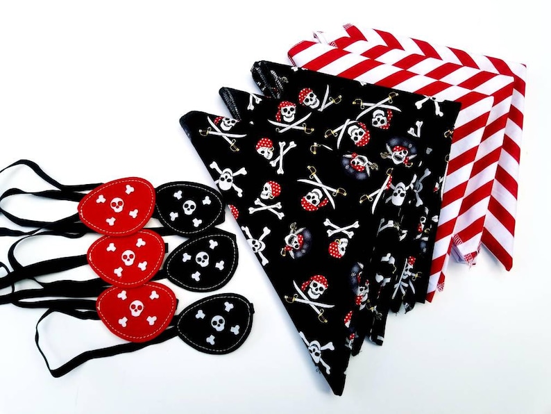 Pirate Bandana and Eye Patch Party Favor Etsy