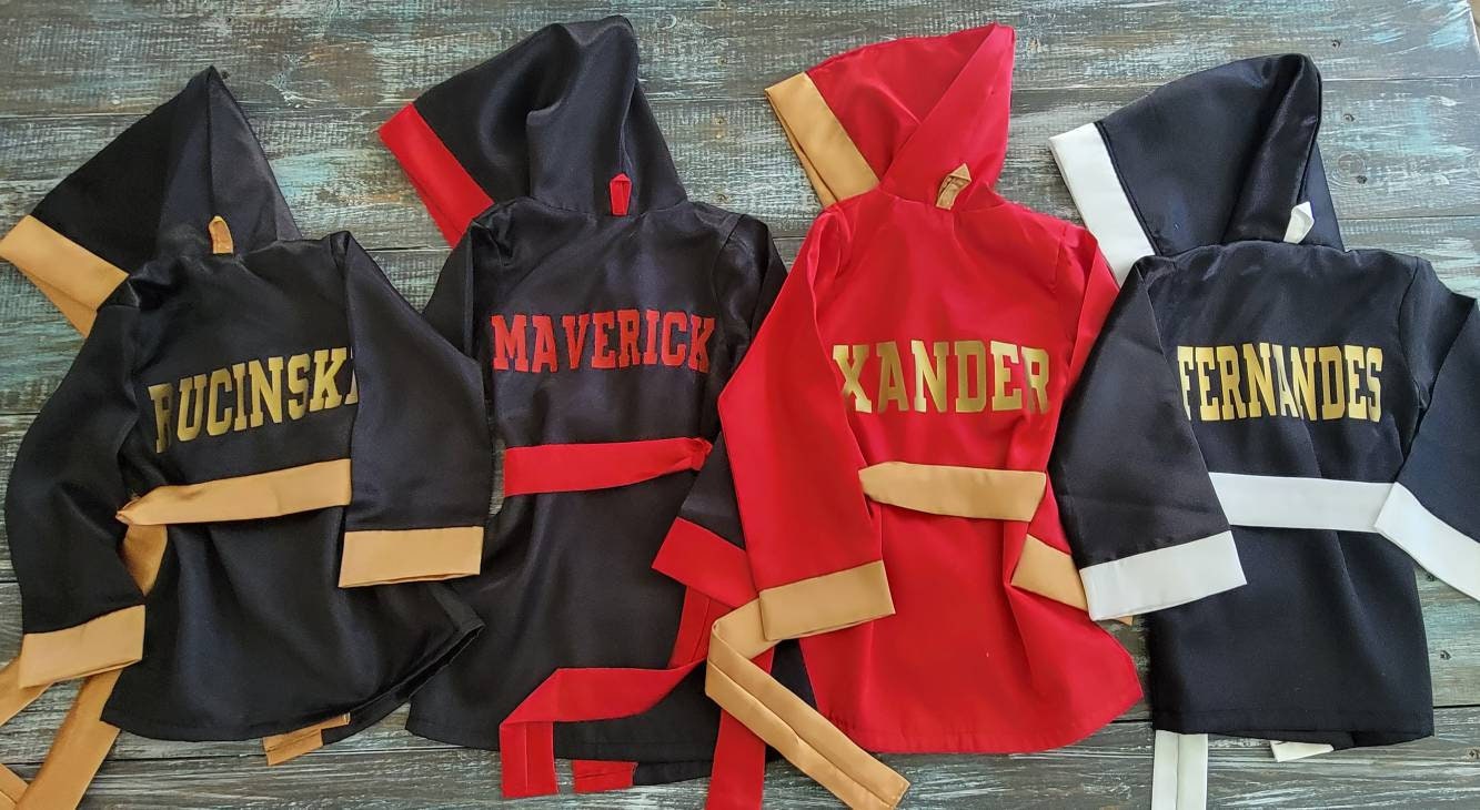 Ropa deportiva para niños Disfraz de boxeador de Halloween