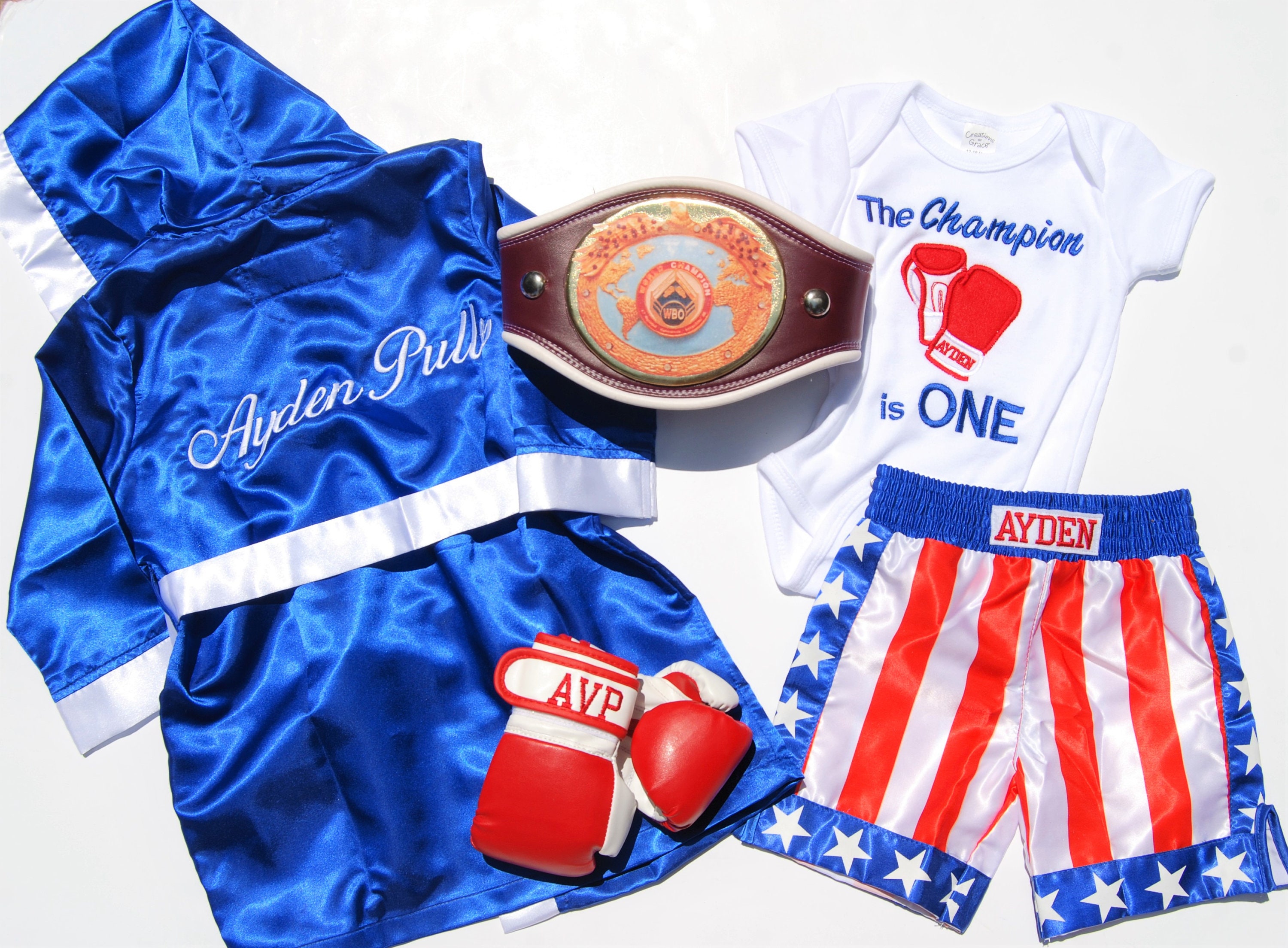 ULTIMATE Fighter Baby/ Boys Custom Boxing complete set Etsy