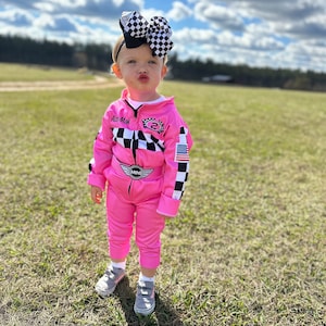 Kinder Rennanzug, Fahrer-Rennanzug, Pilotenanzug, Baby Rennanzug, Babyoverall, Baby Racing Outfit, Kinder-Rennanzug