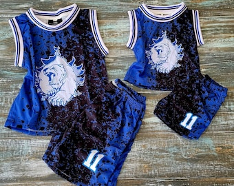 Custom Logo Kids Basketball Jersey and Shorts Set - Personalized MVP Gear!