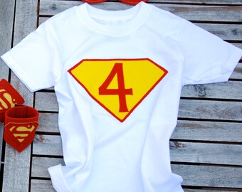 Super Hero Birthday T-shirt