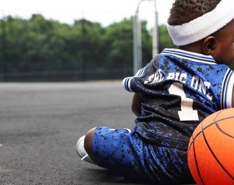 Personalized Kids Basketball: Jersey and Shorts set