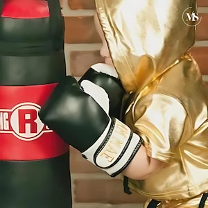 Tiny Fighter&#39;s Personalized Boxing Gloves for Babies