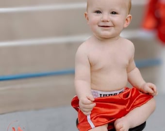 Personalized Baby Boxing Set – Robe, Shorts & Gloves for Newborn Photoshoot