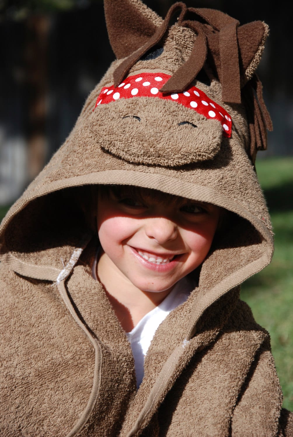 Gallop into Fun with Our Kids Horse Hooded Towel boys and girls