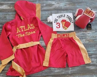 Champion's Kids Boxing Birthday Set in 3T, 4T, 5T Sizes