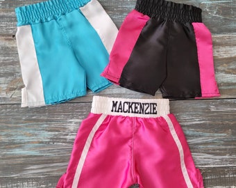 SALE! Baby boxing trunks /  personalized baby trunks ( TRUNKS ONLY) baby boxing shorts personalized