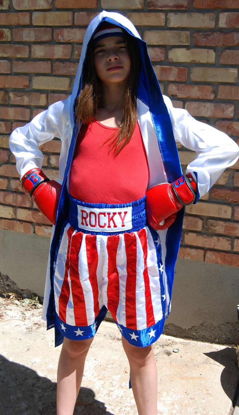 Youth Boxing Fighter Set ROBE/SHORTS/GLOVES Etsy