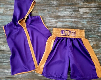 Adult Boxing Vest and Matching Shorts Set (Gloves NOT Included)