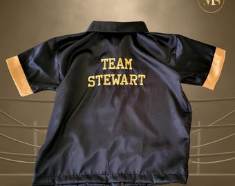 Adult Boxing Coach Jacket with Zipper and 2 Pockets Personalized with Embroidery