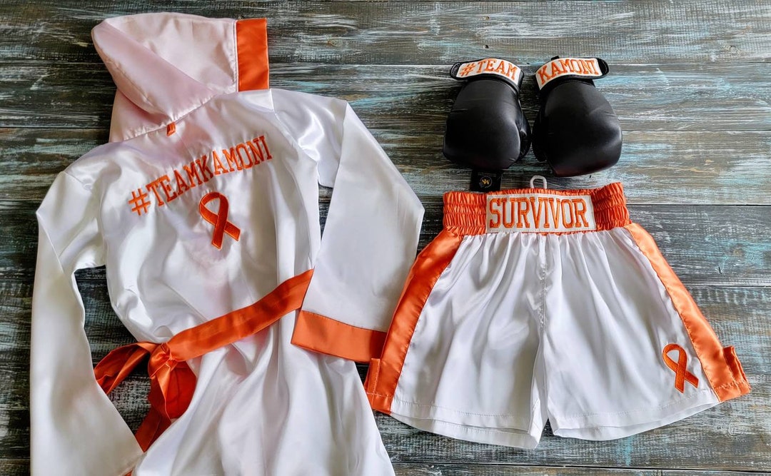 Youth Boxing Robe Shorts and Gloves Fighter/survivor Set Etsy