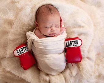 Personalized Baby and Toddler Boxing Gloves for Little Champs