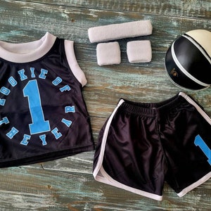 Personalized Basketball Jersey, Shorts or Set: Jersey, Shorts, Ball, and Sweatband Combo image 5