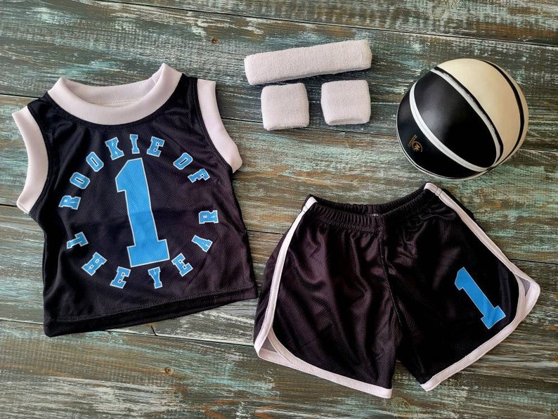 Personalized Basketball Jersey, Shorts or Set: Jersey, Shorts, Ball, and Sweatband Combo image 5