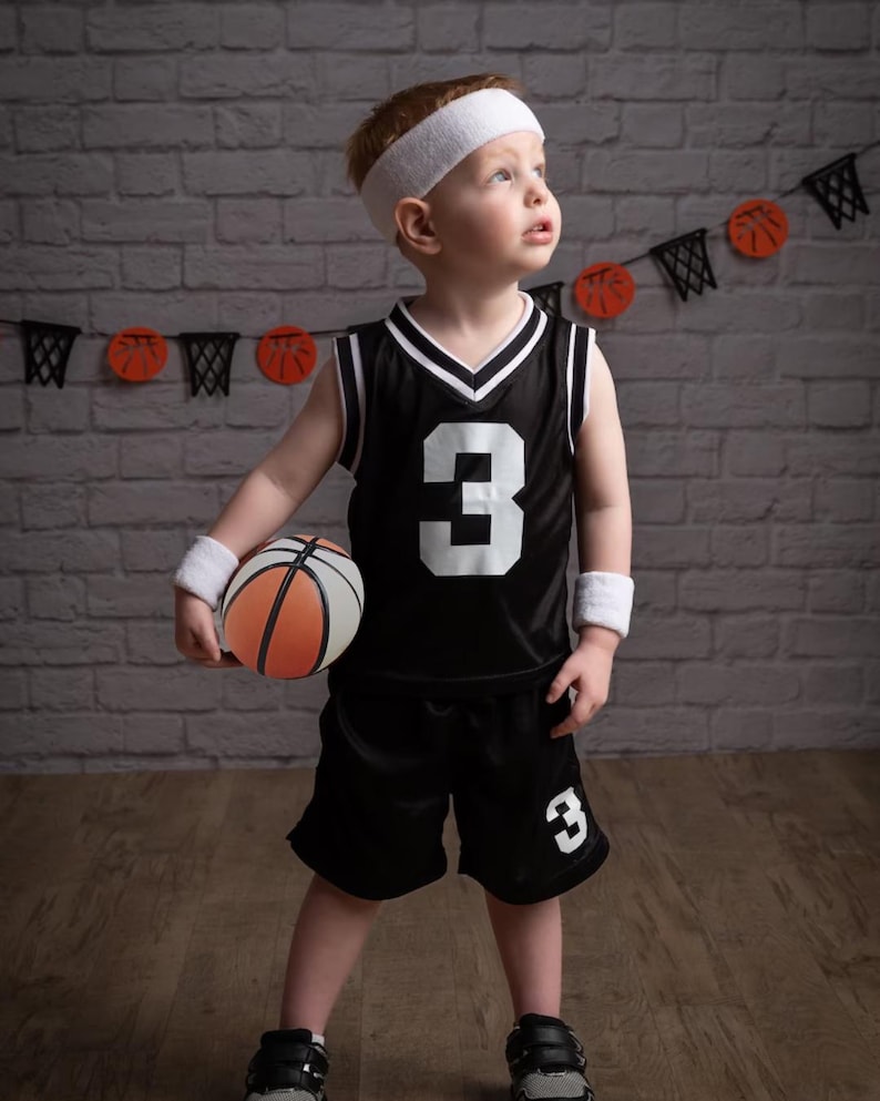 Youth Personalized Basketball Jersey, Shorts or Set: Jersey, Shorts, and Sweatband Combo! image 5