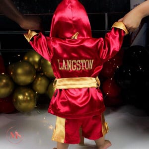 Personalized Baby Boxing Set – First Birthday & Photoshoot Outfit
