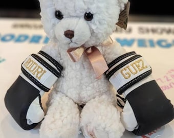 Nursery Decor – Personalized Baby Boxing Gloves with Embroidered Name | Unique Baby Room Keepsake