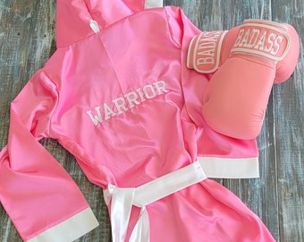 Youth Boxing Robe with Matching Gloves