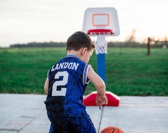 Personalized Baby Basketball Jersey and Shorts Set