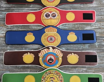Kids' Replica Boxing Championship Belt – The Perfect Champion's Accessory (BELT ONLY)