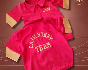 Adult Boxing Coach Jacket with Zipper and 2 Pockets with Vinyl Personalization