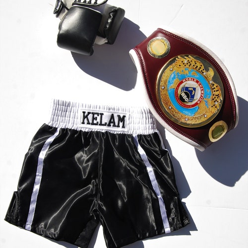 Baby Newborn Boxing Set Gloves and Shorts Personalized Etsy