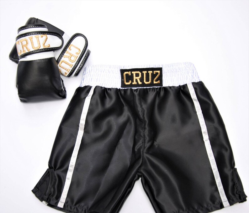 Baby Boxing Set Gloves shorts Personalizedchampion Belt Etsy