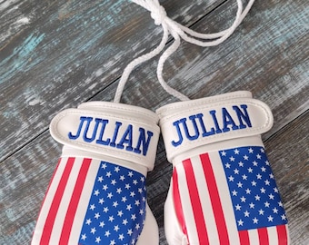 Tiny Champion's Personalized Boxing Gloves for Babies