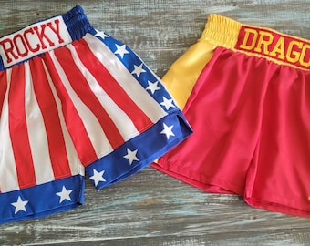 Personalized Boxing Trunks for Youth and Adults: Knockout Style in Every Size