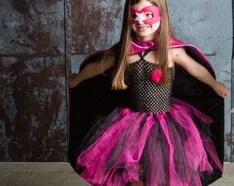 Black and Pink Tutu - Perfect for Dress-Up and Halloween Costumes