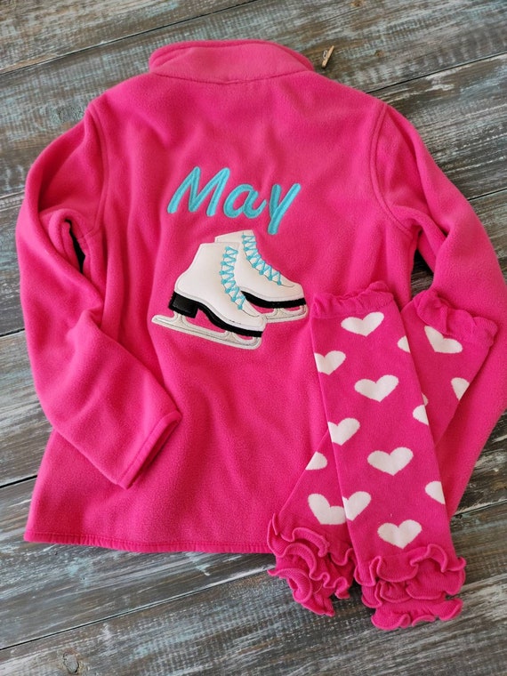 Personalized Girls Ice Skating Jacket Etsy UK