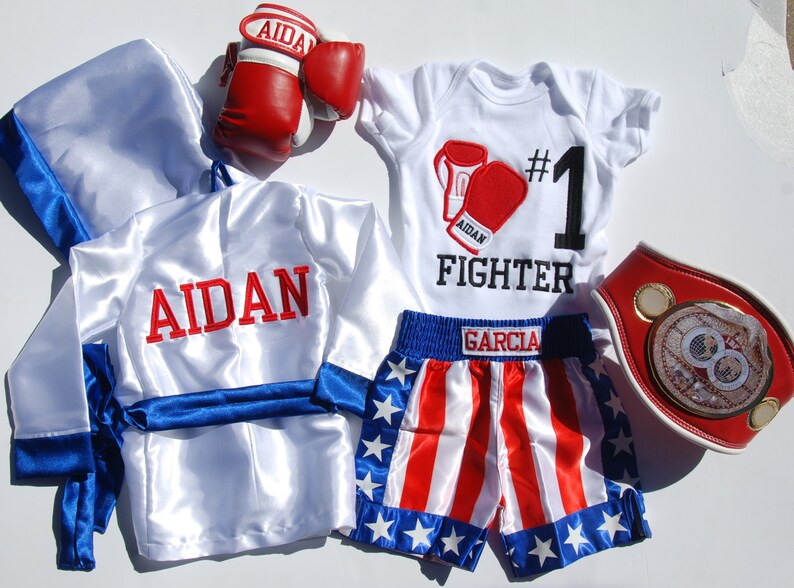 ULTIMATE Fighter Baby/ Boys Custom Boxing complete set Etsy