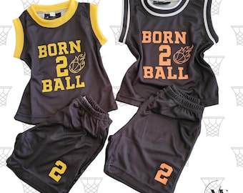 New stytle: Born 2 Ball Basketball Jersey and Shorts Set