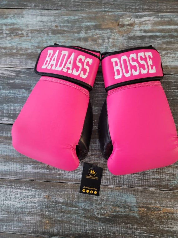 Personalized Pink Power 10oz Boxing Gloves for Adults Etsy
