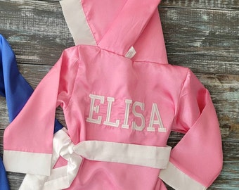 Flash Sale! Elisa-Embroidered Baby Boxing ROBE, Ready to Ship