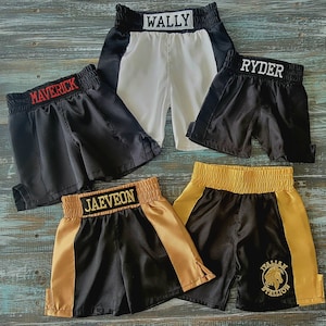 Personalized Baby Boxing Shorts - Trunks Only