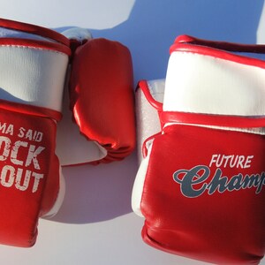 Customized Tiny Punchers: Baby Boxing Gloves with a Personal Touch image 6