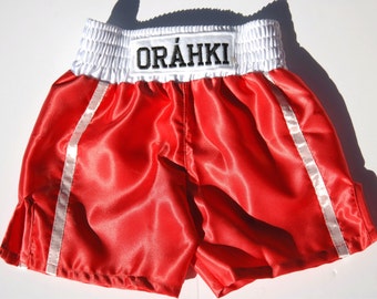Personalized Baby Boxing Trunks: Outfit Your Little Champion!
