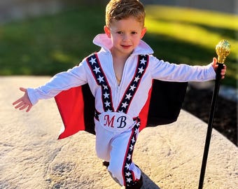 Kids Motorcycle Jumper Performer Jumpsuit for Halloween