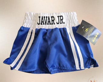 Watch Me Grow Baby Personalized Boxing Shorts for Milestone Pictures
