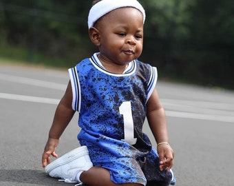 Baby Basketball Jersey and shorts personalized/ kids basketball jersey/ kids Jersey