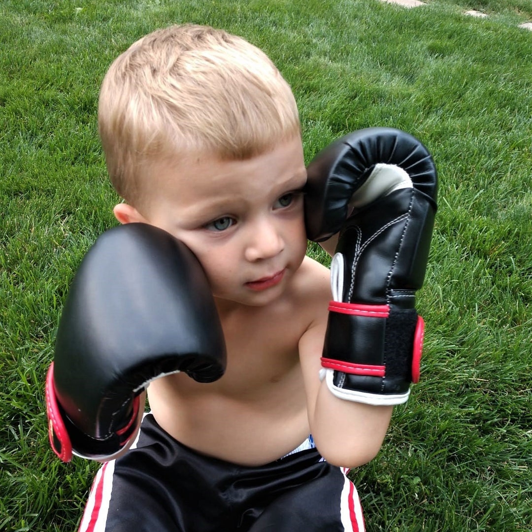 Gants De Boxe Enfants En Cuir PU – Look Fun Et Protection Maxi Pour 3-12 Ans