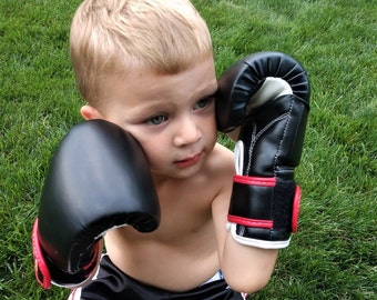 Gepersonaliseerde 4oz bokshandschoenen voor kinderen (vanaf 4 jaar)