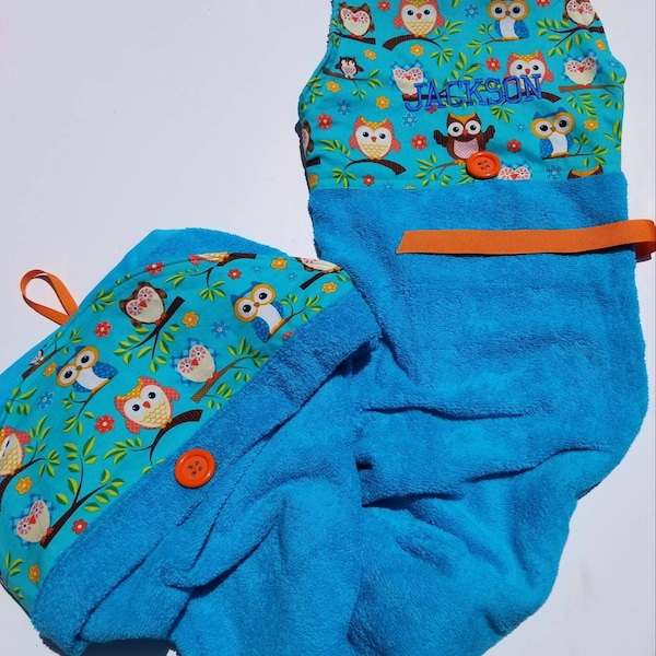Baby Hooded Towel Blanket - Little Wise Owl
