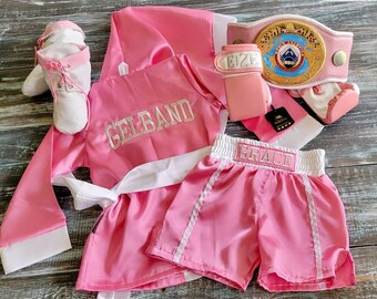 Pink Baby, First birthday boxing set, Purple Boxing set, Hot Pink Boxing set